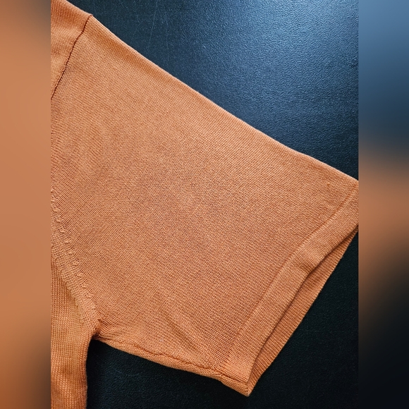 Vintage - Silk Austin Reed 2 Ply Orange Polo Jersey - Size XL - NWOT +1 Free - Picture 8 of 15